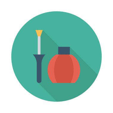 Tırnak cilası vektör illüstrasyonu 