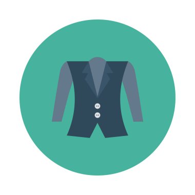 Beyaz arka plan üzerinde izole moda düz simgesi 