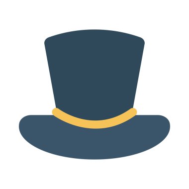 Şapka simgesi vektör illüstrasyonu 