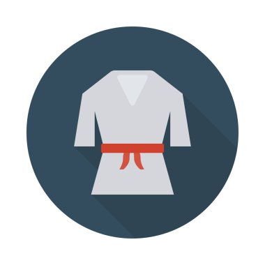 Beyaz arka plan üzerinde izole moda düz simgesi 