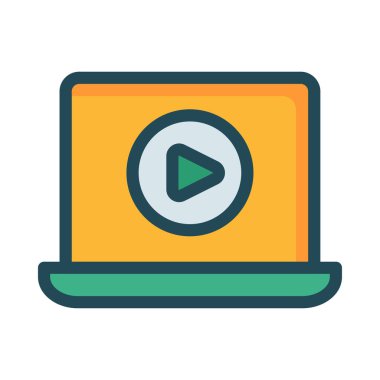 oyuncu simge vektör çizim 