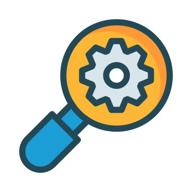 Pizza kesici simge vektör çizim 