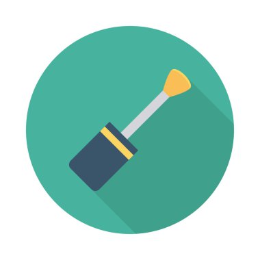 Fırça simgesi vektör illüstrasyonu 