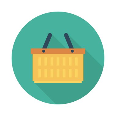 Sepet Simgesi vektör illüstrasyonu 