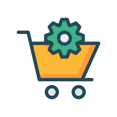 Renkli düz beyaz arka plan üzerinde izole web simgesi 