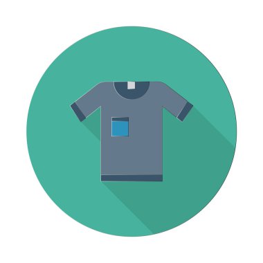 t-shirt simgesi vektör illüstrasyonu 