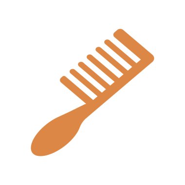 saç fırçası ikon vektör illüstrasyonu 