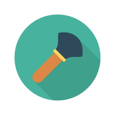 Fırça simgesi vektör illüstrasyonu 