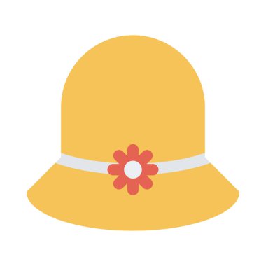 Şapka simgesi vektör illüstrasyonu 