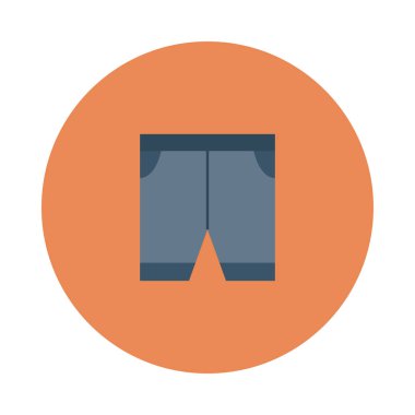 pantolon simgesi vektör illüstrasyonu 