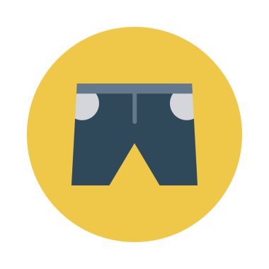 Beyaz arka plan üzerinde izole moda düz simgesi 