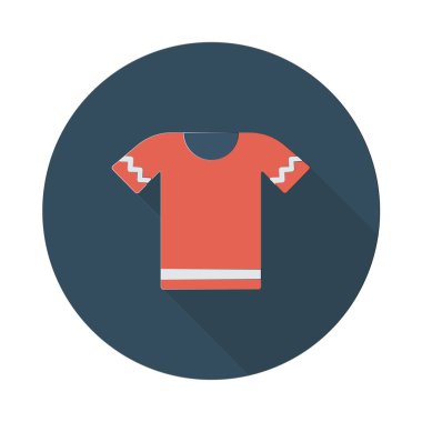 t-shirt simgesi vektör illüstrasyonu 