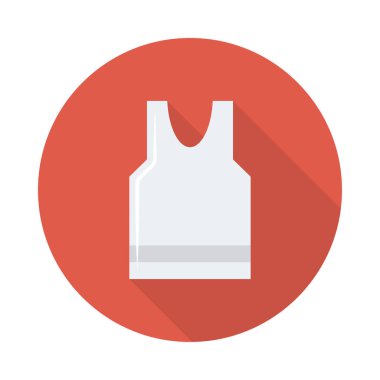 Beyaz arka plan üzerinde izole moda düz simgesi 