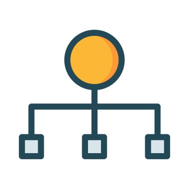 bağlantı simgesi vektör illüstrasyonu 