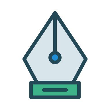 kalem simgesi vektör illüstrasyonu 