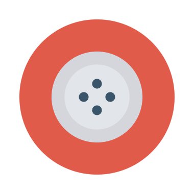 düğme simgesi vektör illüstrasyonu 