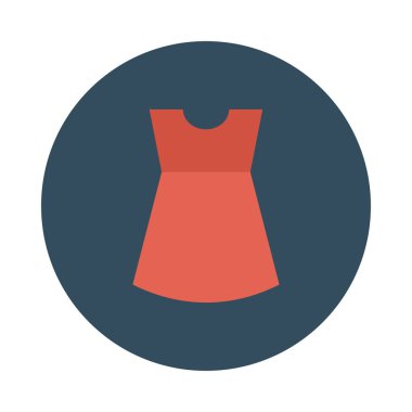 elbise simgesi vektör illüstrasyonu 