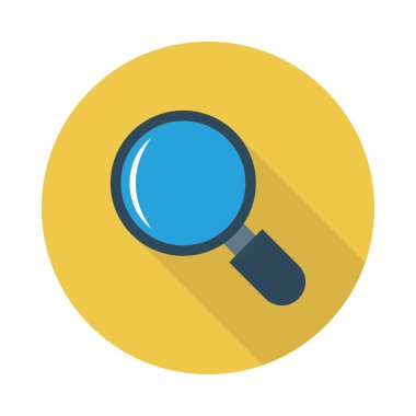 Büyütme cam vektör illüstrasyonu 