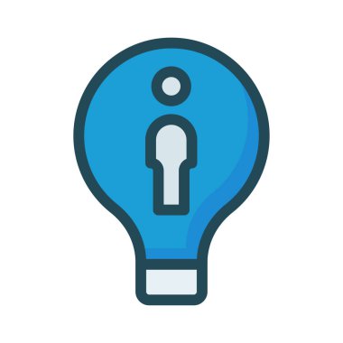 Beyaz arka plan üzerinde izole renkli düz simgesi 