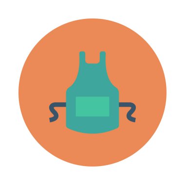 Beyaz arka plan üzerinde izole moda düz simgesi 