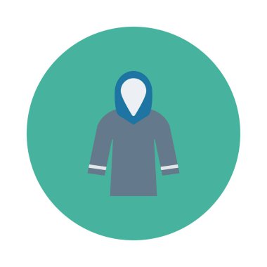 Hoodie simge vektör çizim 