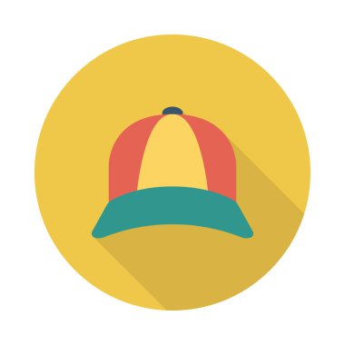 Şapka simgesi vektör illüstrasyonu 