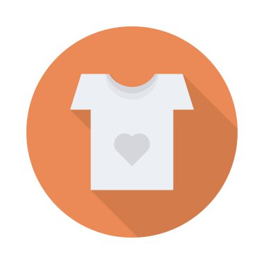 Beyaz arka plan üzerinde izole moda düz simgesi 