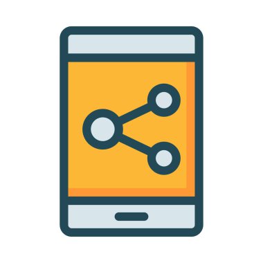 Moleküler simge vektör çizim 