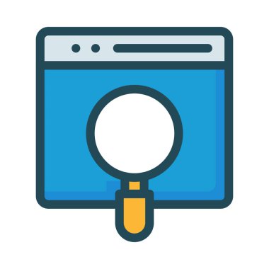 Büyütme cam vektör illüstrasyonu 