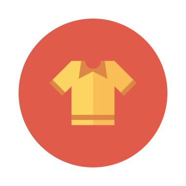 Beyaz arka plan üzerinde izole moda düz simgesi 