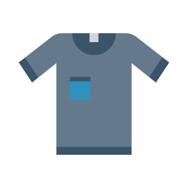 t-shirt simgesi vektör illüstrasyonu 