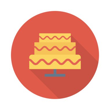 kek ikonu vektör illüstrasyonu 