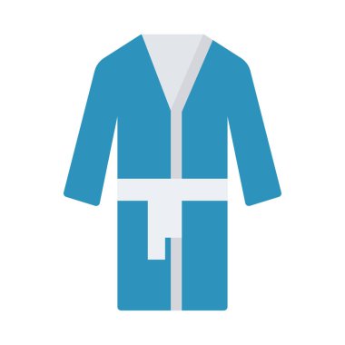 bornoz simge vektör çizim 