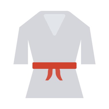 Beyaz arka plan üzerinde izole moda düz simgesi 