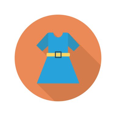 elbise simgesi vektör illüstrasyonu 