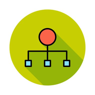 bağlantı simgesi vektör illüstrasyonu 