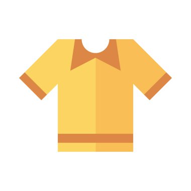 Beyaz arka plan üzerinde izole moda düz simgesi 