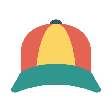 Şapka simgesi vektör illüstrasyonu 