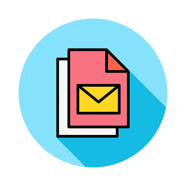 Mail Icon Vector Illustration — Stock Vector