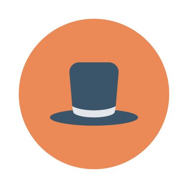 Şapka simgesi vektör illüstrasyonu 