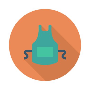 Beyaz arka plan üzerinde izole moda düz simgesi 