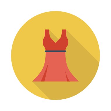 Beyaz arka plan üzerinde izole moda düz simgesi 