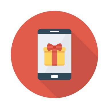 hediye simgesi vektör illüstrasyonu