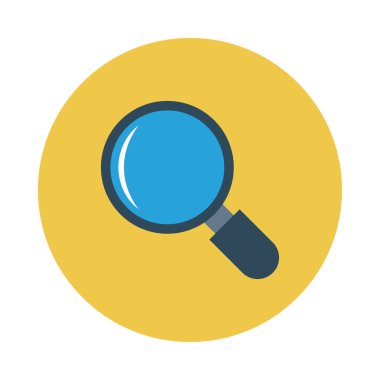 Büyütme cam vektör illüstrasyonu 