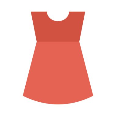 elbise simgesi vektör illüstrasyonu 