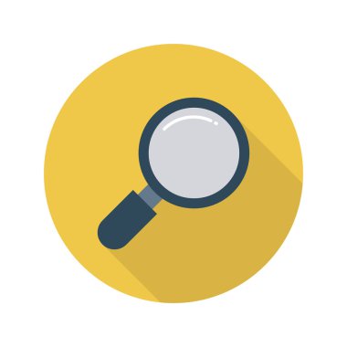 Büyütme cam vektör illüstrasyonu 