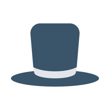 Şapka simgesi vektör illüstrasyonu 