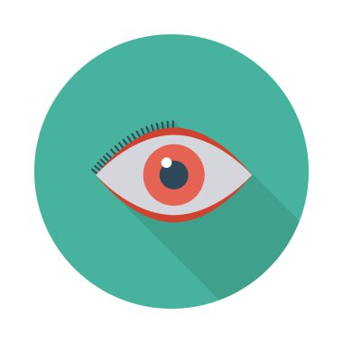 Beyaz arka plan üzerinde izole moda renk web simgesi 