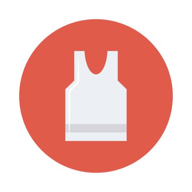 Beyaz arka plan üzerinde izole moda düz simgesi 