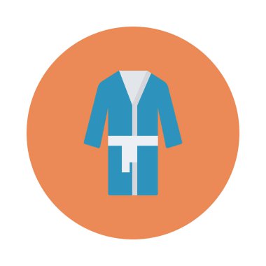 bornoz simge vektör çizim 